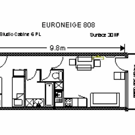 Euroneige - Pour 6 Personnes Mae-8974 Apartament *